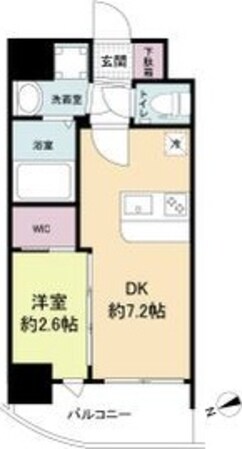 江坂駅 徒歩5分 12階の物件間取画像